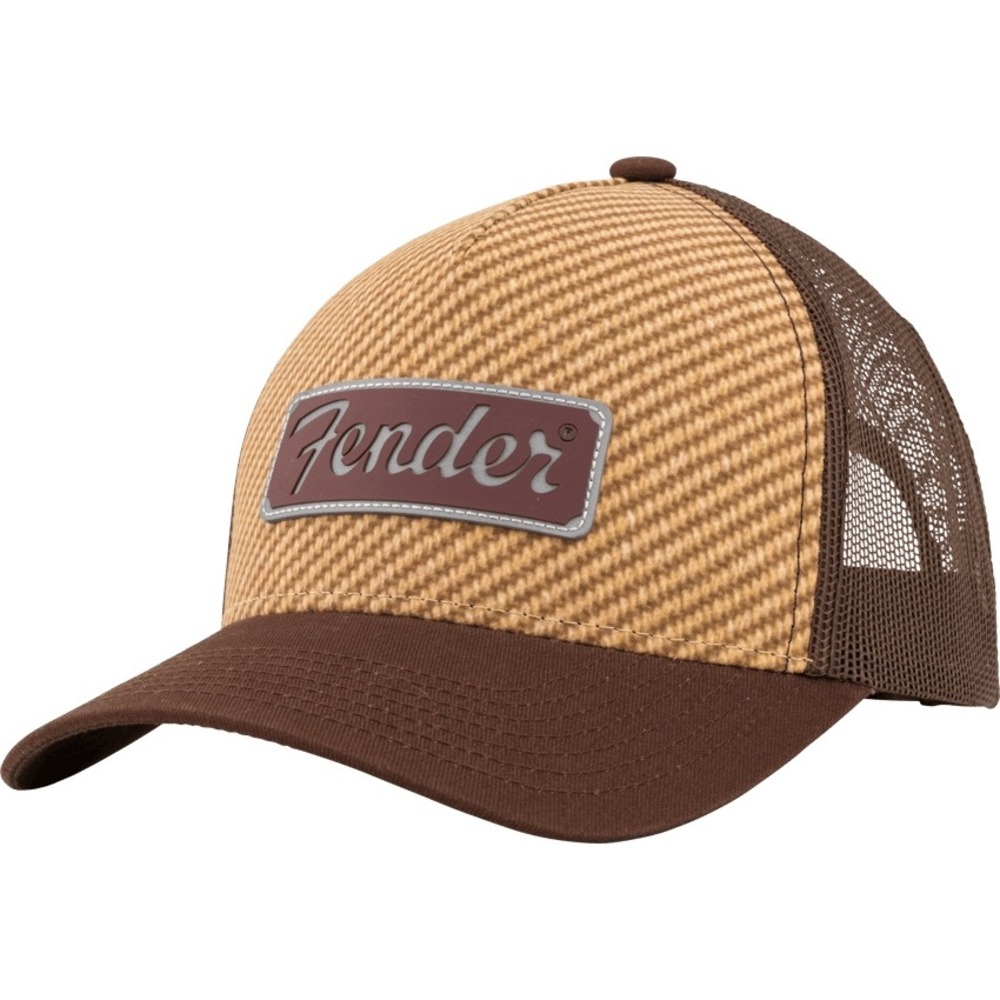 NEW Fender Brown Tweed SnapBack Hat - NWOT
